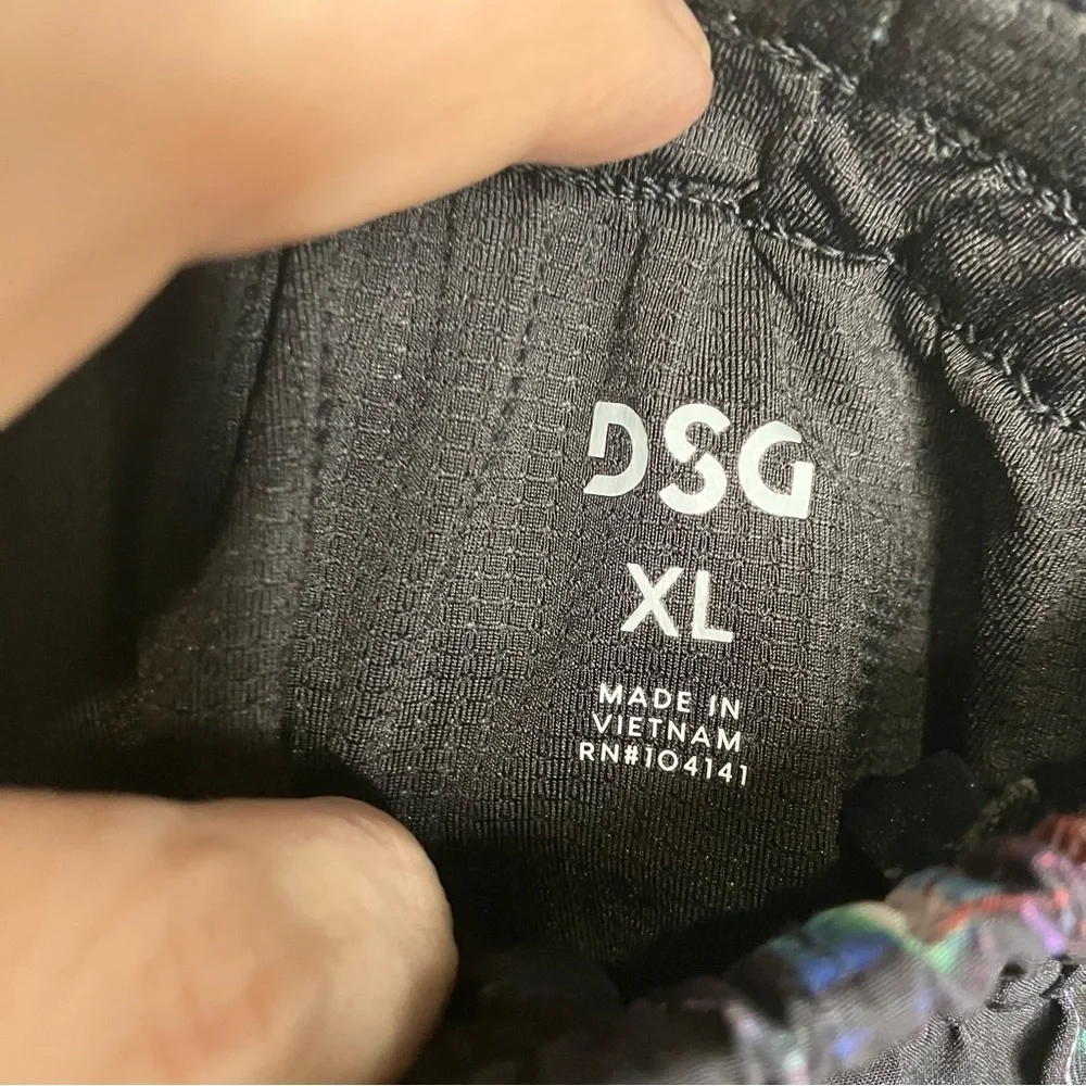 DSG swim shorts running‎ shorts black multicolored size XL